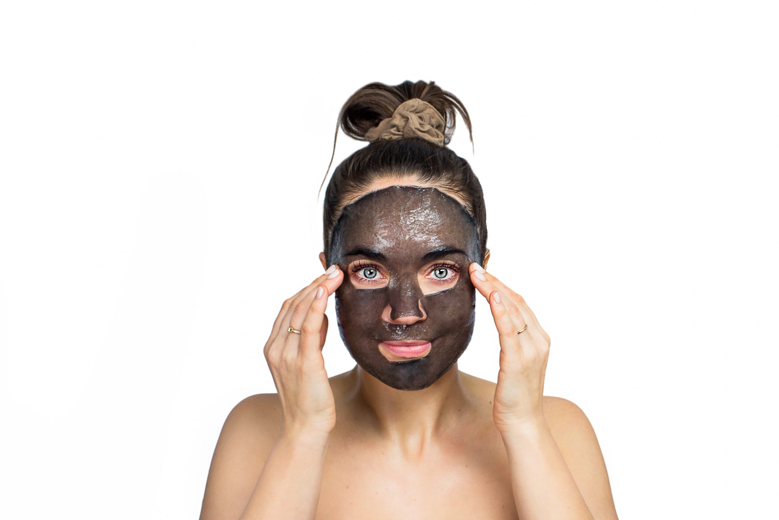 Organic Konjac Mask – Bamboo Charcoal 5 stk.
